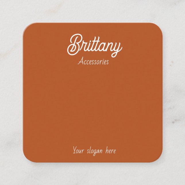 Editable earrings card   (Front)