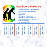 Editable Elderly Home Care Phone Number Flyer<br><div class="desc">This editable elderly home care phone number flyer features an illustration of an elderly couple to the left (this can be changed with a photo of your own) and the details of the business to the right. Below is the phone number for your clients. The text is editable so go...</div>