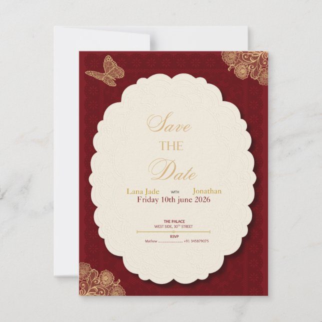 Editable Elegant invite (Front)
