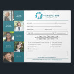 Editable Endodontics Referral Appointment Notepad<br><div class="desc">This referral notepad can be edited to fit the needs of your Endodontic office or Dental office. There is plenty of space for referral info, appointment date & time, as well as checkboxes for the referral needs. Replace the logo and text colors to match your brand! There is also space...</div>