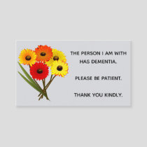 Editable Flowers Please Be Patient Card