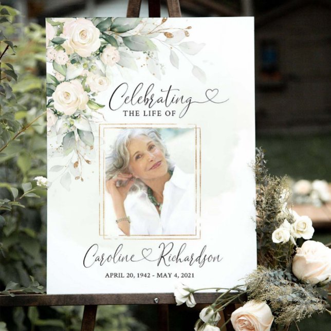 Editable Funeral Welcome Sign: Celebration of Life Foam Board (Creator Uploaded)