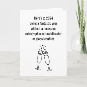 Editable Funny 2025 Happy New Year Card