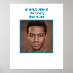 Editable Graduate Photo Signatures Poster