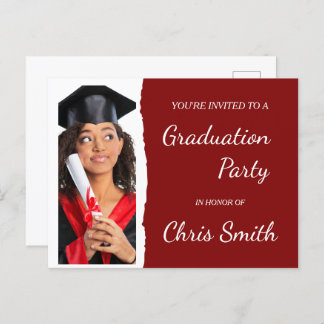 EDITABLE Graduation Party Invitation Template