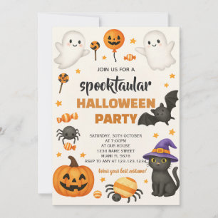 Editable Halloween Haunted House Invite