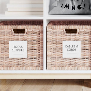 Editable Home Essentials 3 Inch Label Set