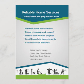 Editable Home Services Flyer Template