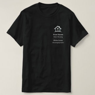 Editable House Cleaning Staff Shirt | Custom