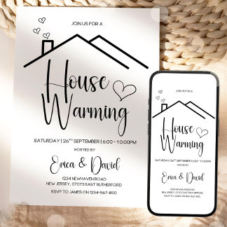 Editable House Warming Invitation, House Warming Invitation