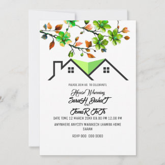 Editable House Warming Invitation, House Warming P Invitation