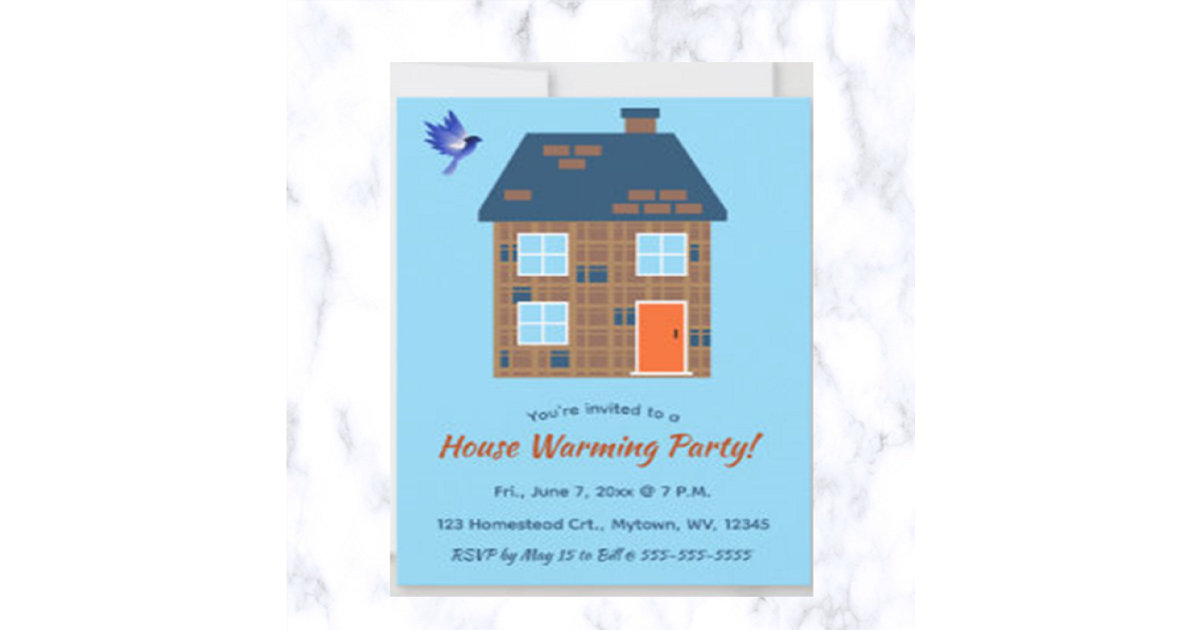 Editable House Warming Party Invitation | Zazzle