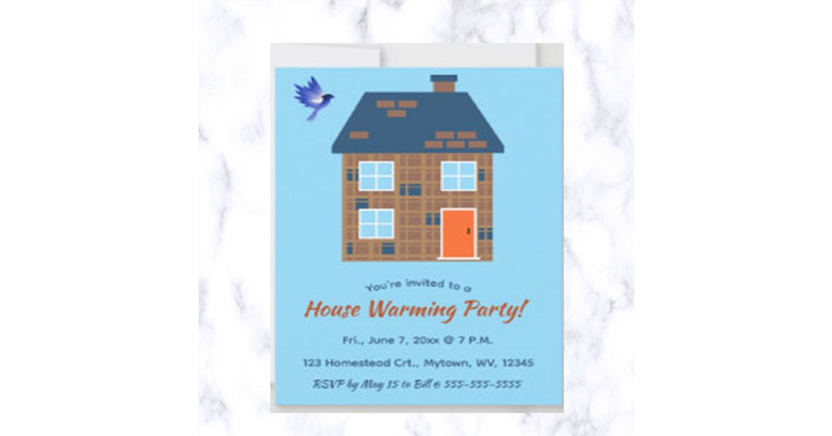 Editable House Warming Party Invitation | Zazzle