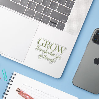 Editable Inspirational Quote Minimalist Poster Sticker