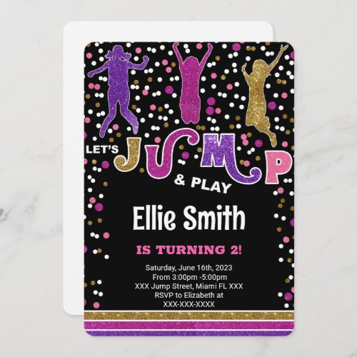 Editable Jump Invitation