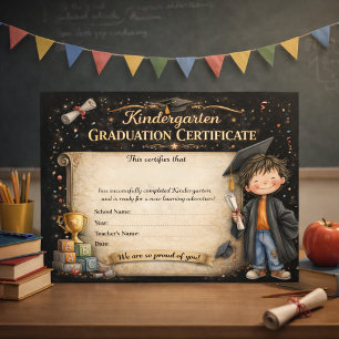 Editable Kindergarten Graduation Celebration 