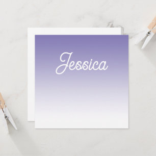 (Editable) Light Purple Color Ombre & Your Text Invitation