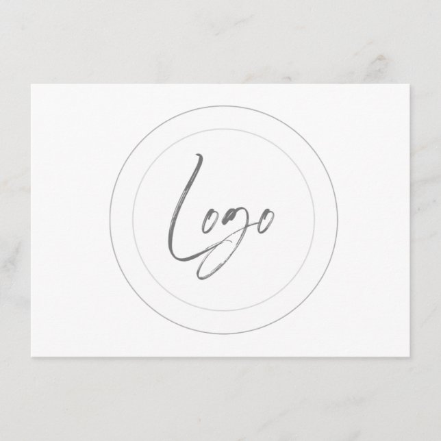 Editable logo cue cards (Front)