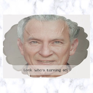 Editable Look Who's Turning 60 Birthday Balloon