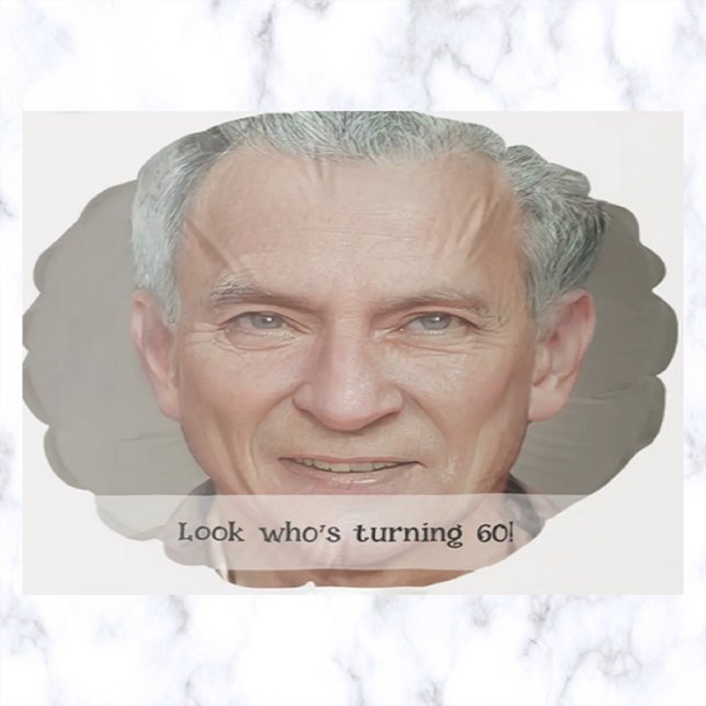 Editable Look Who's Turning 60 Birthday Balloon (Creator Uploaded)