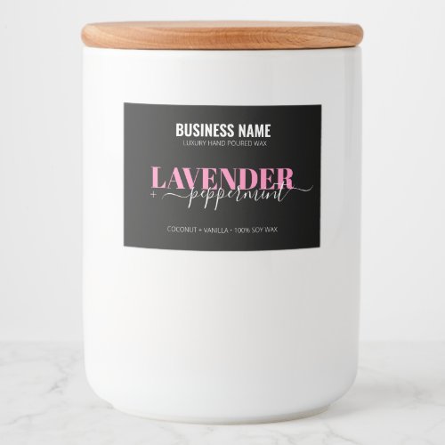 Editable Luxury Candle Label Template Personalized