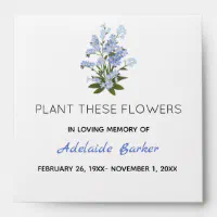 Forget-me-not Memorial Seed Packets