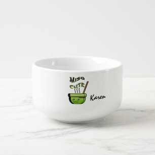 Editable Miso Cute Soup Mug