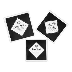 Editable Modern Text Design & Your Logo Acrylic Tray