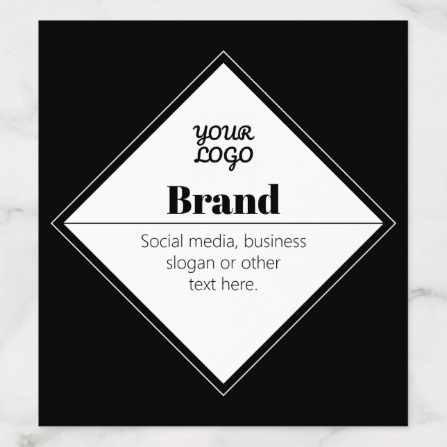 Editable Modern Text Design & Your Logo Envelope Liner (Design)