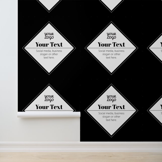 Editable Modern Text Design & Your Logo Wallpaper (Application)
