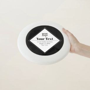 Editable Modern Text Design & Your Logo Wham-O Frisbee