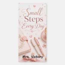 Editable Motivational Pink Notepad