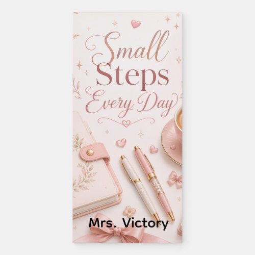 Editable Motivational Pink Notepad