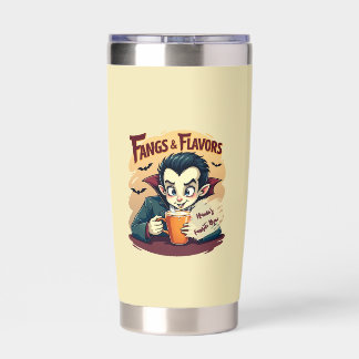 Editable Name Bat-Steam Latte Travel Mug Insulated Tumbler