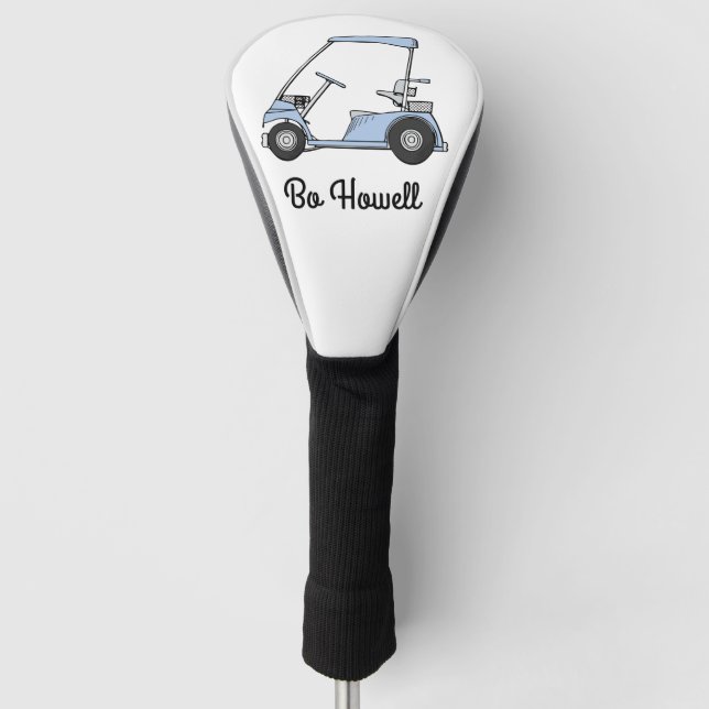 Editable Name Golf Cart Golf Head Cover (Front)