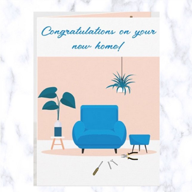 Editable New Home Congratulations Card (Creator Uploaded)