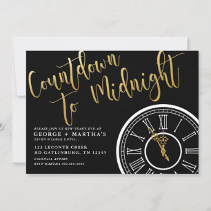 EDITABLE New Year's Eve Party Invitation