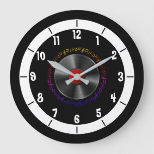 Editable Numbers Phonograph Clock