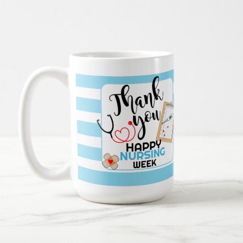 Editable Nurse appreciation week staff gift  Coffee Mug