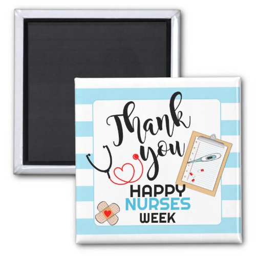 Editable Nurse appreciation week staff gift  Magnet