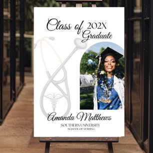 Editable Nurse Graduate Welcome Sign, Printable Foam Board