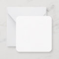 Editable Ocean Blue QR code Note Card | Zazzle