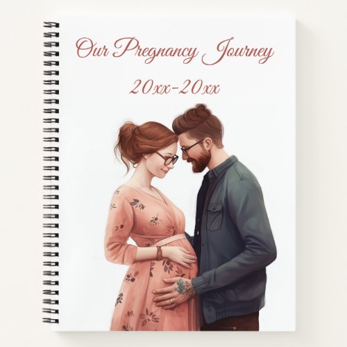 Editable Our Pregnancy Journey Journal