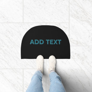 Editable Outlined Lettering w/Drop Shadow  Doormat