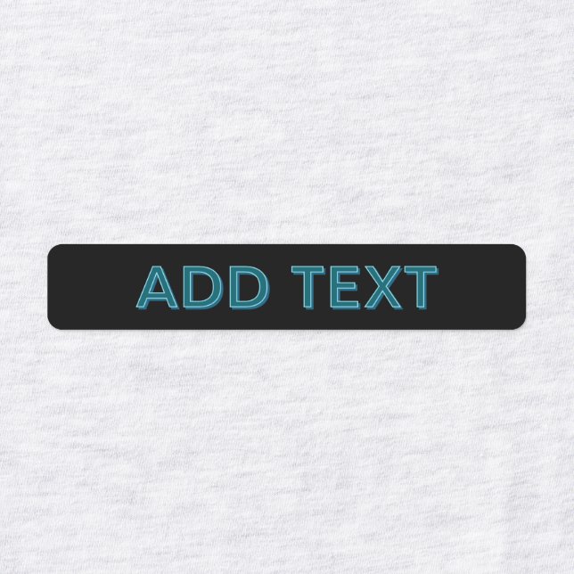 Editable Outlined Lettering w/Drop Shadow  Labels (Design 1)