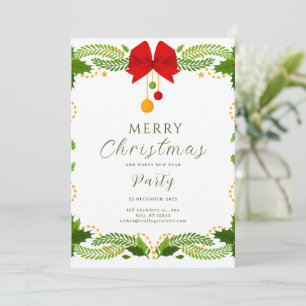 Editable Party Invitation Christmas