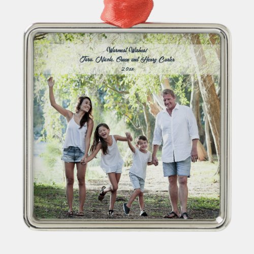 Editable Photo Ornament