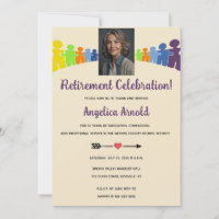 Editable Photo Teachers Retirement