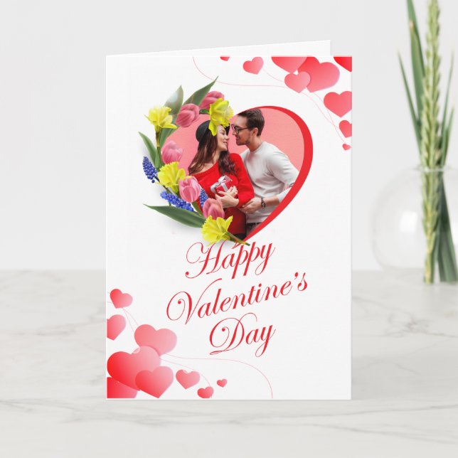 Editable Photo Valentine's Day Card (Front)