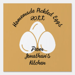 Editable Pickled Eggs Sign